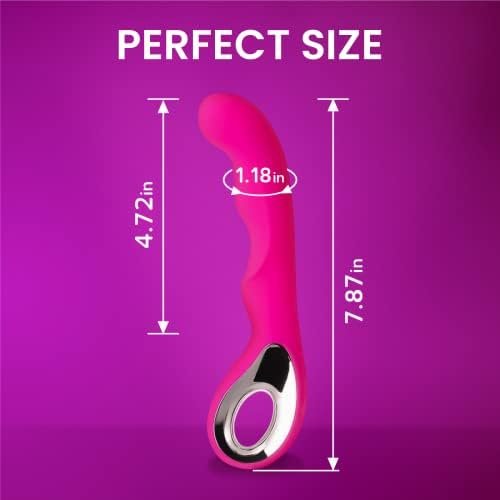 G Spot Vibrator Dildo With 10 Vibration Modes, Sex Toys For Women Clitoris G Spot, Waterproof Powerful Rose Toy For Women And Couples Pink - Image 2