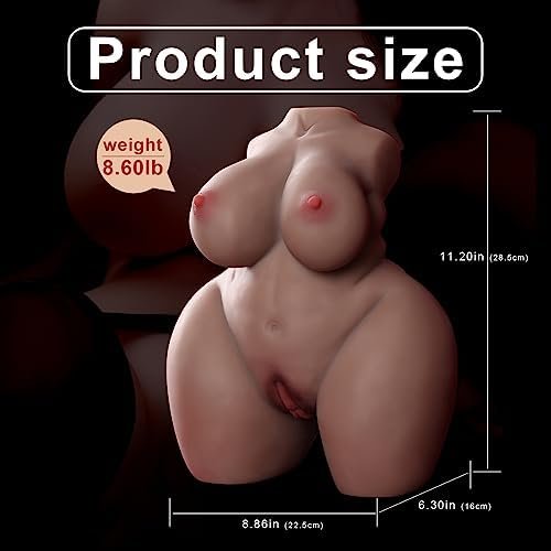 Realistic Male Masturbator,Pocket Pussy Ass Brown For Intense Pleasure,Sex Doll,Male Stroker With Vagina And Anal Sex, Adult Male Sex Toy For Masturbation (8.86 * 6.3 * 11.2In*8.6Lb) - Image 2