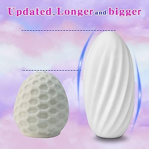 Male Masturbator Cup Masturbation Sleeve Egg Sex Toy, Portable White Vagina Oral Sleeve Blowjob Sucking Stroker Easy Clean For Oral Play For Men - Image 2