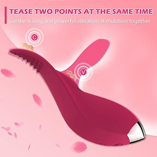 Panty Vibrator Clitoral Licking For Women With 10 Vibration Modes,2 In1 Licking & Remote Control Vibrators,Waterproof Wearable Rose Vibrator,Clitoral Stimulator For Couples,Adult Sex Toys For Women - Image 3