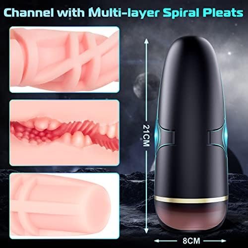 Adult Sex Toys Automatic Sucking Male Masturbator-Men Sex Toy With 4 Suction & 10 Vibration,Electric Pocket Pussy Penis Vacuum Pump Male Stroker Men Masturbation Adult Male Sex Toy Men’S Sex Machine - Image 3