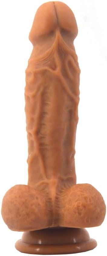 Chuang 7.2-Inch Silicone Lifelike Dildo Small Female Sex Toy Lifelike Penis Used To Stimulate The G-Spot - Image 2