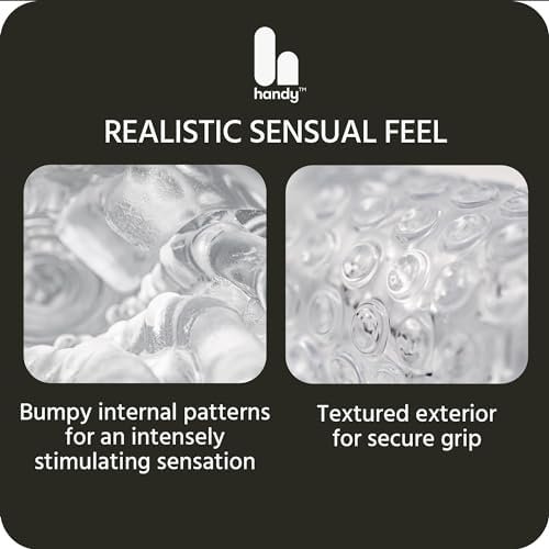 Handy Dream Collection Lips, Masturbator Sleeves For Men, Realistic Male Masturbator, 4.7-5.1” H X 0.9” - Image 3