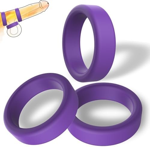 Avvolg Silicone Penis Ring Kit, Cock Rings For Men, Adult Sex Toys, Stretchy Male Dick Erection Enhancing Tools, Couples' Games Comfort Sensory Ring Set