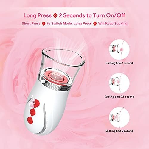 Begonia Angel Rose Toys For Women Sucking Vibrator With Tongue Rechargeable Clitoral Nipple Stimulator Adult Sucker Sex Toy (Short Tongue) - Image 2