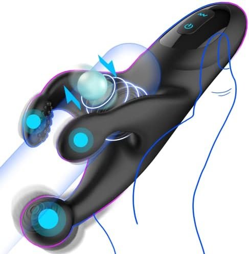 Male Vibrator Sex Toys For Men, Male Sex Toys Mens Vibrator Flapping Male Masturbator Penis Vibrator, 10 Flapping & 10 Powerful Vibrations, Male Stroker Glans Trainer Stimulator Adult Toys For Men
