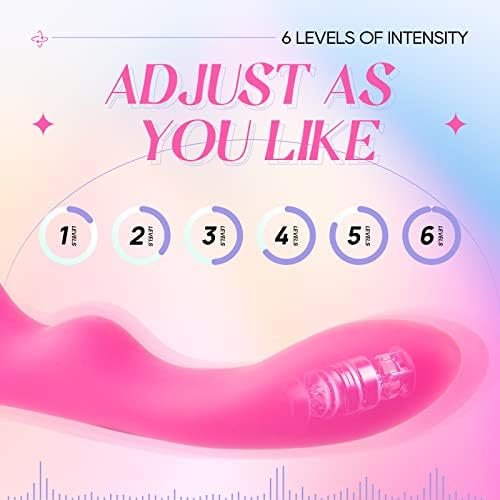 Soulow G Spot Vibrator Dildo With 10 Vibration Modes - Sex Toys For Clitoral Vagina And Anal Stimulation - Adult Sex Toys For Women Or Men Pink - Image 3