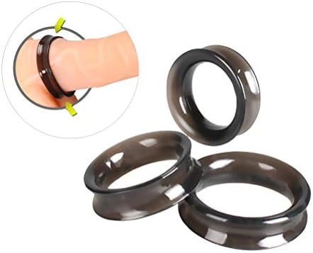 Amosfun 3Pcs Cock Ring Penis Rings Glans Ring Enhancing Rings For Men Male - Image 2
