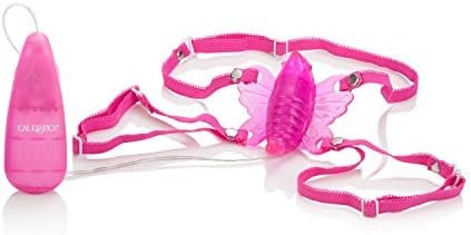 Calexotics Original Venus Butterfly Vibrator –Hands Free Strap On Personal Massager – Adult Fun Sex Toys For Couples - Pink - Image 2