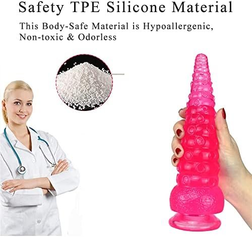 Octopus Tentacle Dildo Soft Realistic Dildo 6" Anal Plug Dildos Butt Plug Stimulator With Strong Suction Cup Anal Sex Toy Monster Silicone Prostate Massager For Women Men Adult Sex Play - Image 3