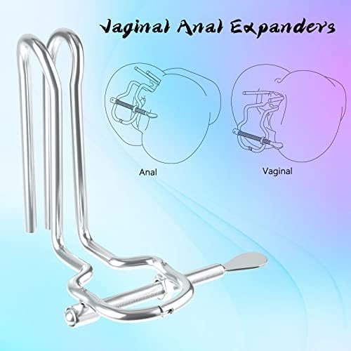 Analexpander Vaginal Expander Personal Wand Massager Metal Anal Plugs Adjustable Butt Plug With Stainless Steel Material Bdsm Sm Sex Toys For Men Women - Image 2