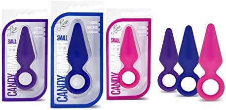 Blush Luxe Candy Rimmer - Platinum Cured Puria Silicone Anal Plug For Butt Play - Ultrasilk Smooth - Sturdy Pull Ring For Safety And Tapered Head - Stayput Technology For Comfort And Security - Small - Image 3
