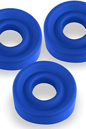 Leluv Penis Pump Sleeve Large Premium Black Silicone For 2.50 Inch To 2.75 Inch Cylinders