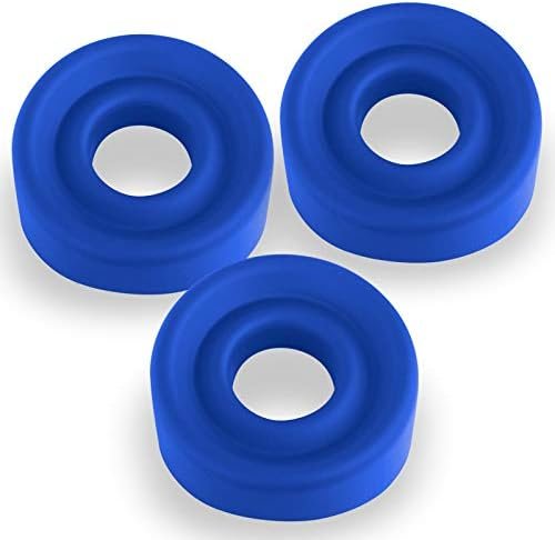 Leluv Penis Pump Sleeve Large Premium Black Silicone For 2.50 Inch To 2.75 Inch Cylinders