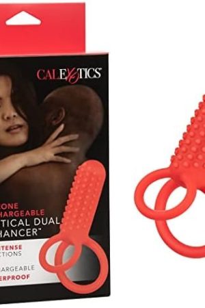 Calexotics Silicone Rechargeable Dual Butterfly Cock Ring Vibrator Men - Se-1843-35-3