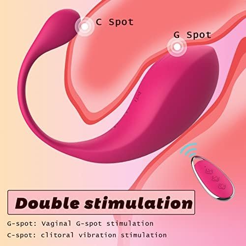 Remote G Spot Vibrator Nipple Clitorals Stimulator For Women Waterproof Couples Vibrator Love Egg Sex Toy With 12 Powerful Vibrations (Rose) - Image 2