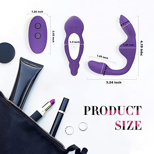 Stirlove Wearable Vibrator With Butt Plug Egg Vibrator For Woman Pleasure, Remote Control Triple Stimulation 7 Modes Clitoral Vibrator Sex Toys For Couples - Image 2