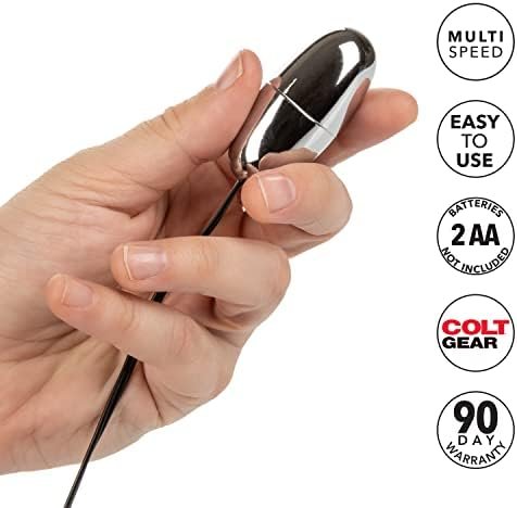 Calexotics Colt 7-Function Twin Turbo Bullet Vibrator - Sex Toys For Couples - Wired Adult Vibe Eggs Massager - Black - Image 3