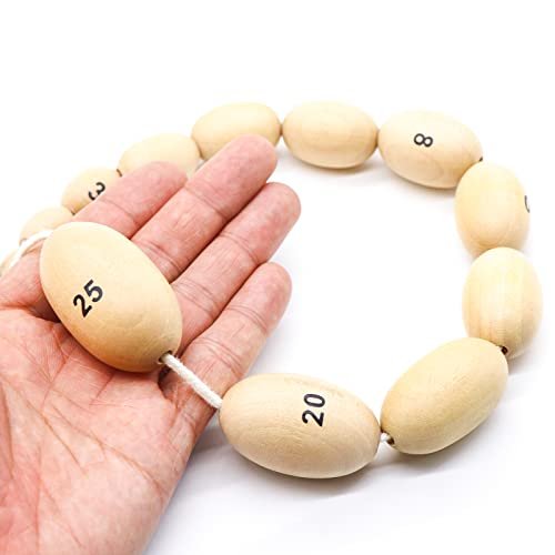 Wooden Prader Orchidometer, Prader Balls The Medical Worry Beads, Endocrine Rosary, Determine Size Of Testes (Wood) - Image 3