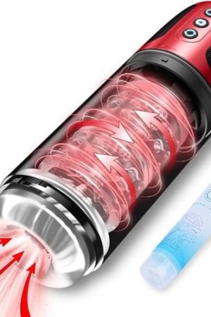 Automatic Sucking Rotating Male Masturbator Cup - Fully Submergible Pocket Pussy Vagina Blowjob Stroker With 7 Rotating & Vacuum Suction Modes, Silicone Penis Trainer Adult Sex Toys For Men
