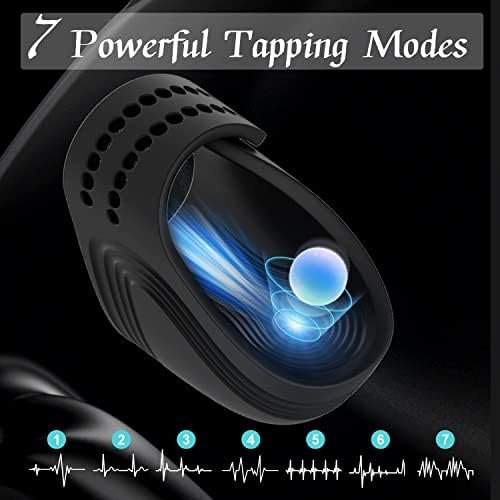Tapping Male Masturbator, Hands-Free Penis Vibrator With Adjustable Buckle & 7 Training Modes, Rechargeable Portable Male Vibrator Adult Sex Toys For Men Masturbation & Games Prolong Endurance - Sextoyzone Tapping Male Masturbator, Hands-Free Penis Vibrator With Adjustable Buckle & 7 Training Modes, Rechargeable Portable Male Vibrator Adult Sex Toys For Men Masturbation & Games Prolong Endurance - Sextoyzone