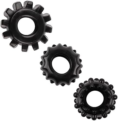 3Pc Penis Ring Set Penis Enlargement Rings Enhance Male Erection Delayed Ejaculation Make You Stronger Sex Waterproof Soft Sex Toys For Men And Couples