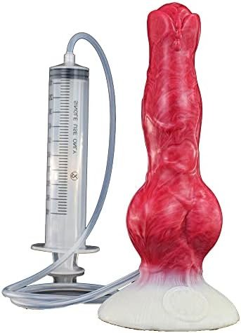 Soft Suction Multi Color Artificial Wolf Dildo Squirting Dildo Canine Anal Plug With Knot For Beginner - Image 2