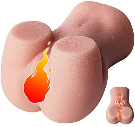 Automatic Male Masturbator Adult Toys Heating Function Realistic Textured Pocket Vagina Pussy 1.76Lb Weight Man Sex Toys With 7 Vibration Modes Adult Sex Toys Games Flesh Color Jnx