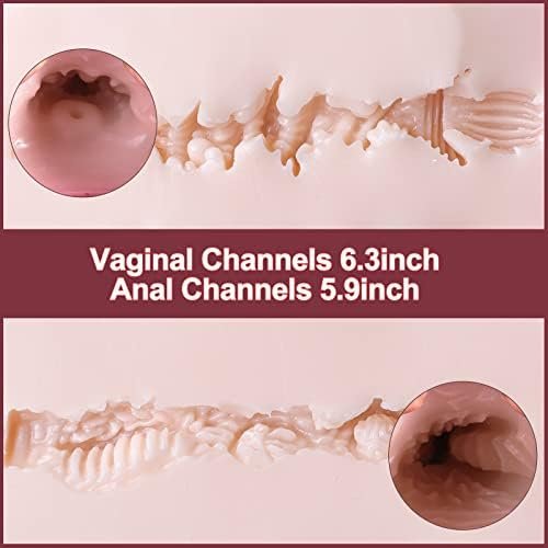 Sex Doll Male Masturbator Realistic Pocket Pussy Ass With Vagina Anal Sex Stroker, Female Big Butt Body Torso Hip Adult Product Male Sex Toys For Men, Light Skin 14Lb - Image 3