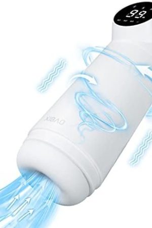 Automatic Male Masturbator, Remote Controll, App Interactive Flirting Mode, Vaginal Mouth 3D Realistic Textured Stroker, Blowjob Toys For Men Pleasure