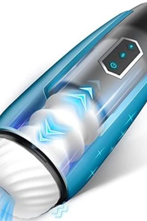 Automatic Male Masturbator Sex Toys - 2023 Upgraded Male Masturbators Cup For Men With 7 Thrusting & 7 Vibrating, Hands Free Adult Toys With 3D Textured Sleeve Mens Vibrator Adult Sex Toys & Games