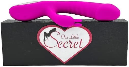 Our Little Secrets Revealed Luxurious Vibrator Rabbit - Heating With Dual Motors - 100% Waterproof - Usb Rechargeable, Pink