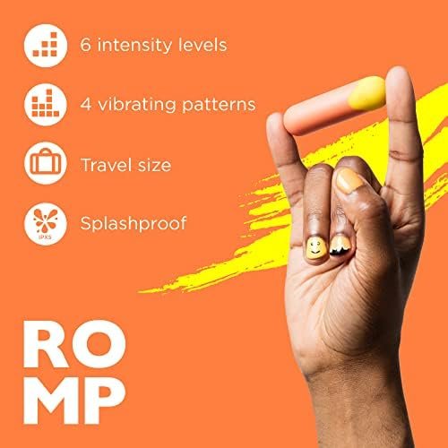 Romp Riot Bullet Vibrator For Women - Mini Clitoral Vibrator For Her - 6 Intensity Levels & 4 Patterns For Clit Stimulation - Soft Touch Portable Sex Toy - Rechargeable Couple Massager G Spot Nipple - Image 3