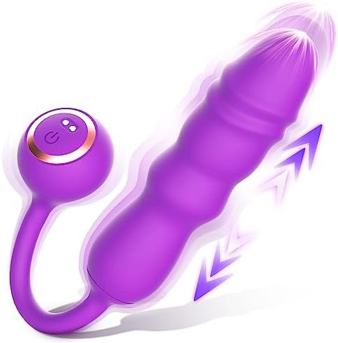 Thrusting Dildo Vibrator Adult Toys - 9 Inches Realistic Dildos Sex Toy With 9 Thrust Modes 10 Vibrations, Hands-Free Anal Clitoral G Spot Dildo Vibrators Adult Sex Toys & Games For Women Couples Fun