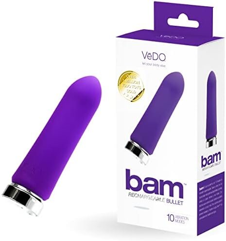 Vedo Bam Bullet Vibrator, Rechargeable Waterproof 10 Vibration Mode Adult Sex Toy, Turquoise - Image 3