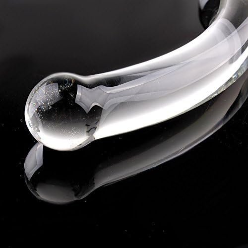 Wowlife Bent Graduate Glass Massager Anal Plug Crystal Butt Plug Massager Dildo Dong Penis - Image 3