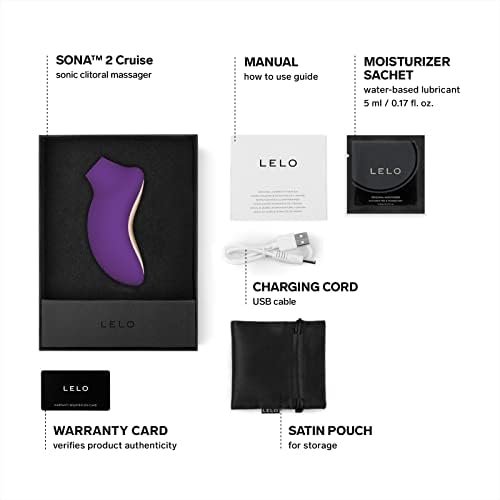 Lelo Sona 2 Sonic Waves Clit Sucker, Waterproof Clit Vibrator Oral Stimulator Vibrator For Women For Deeper Satisfaction, Cerise - Image 3