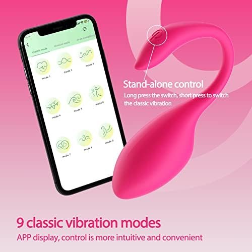 Bullet Vibrator, Wearable Panty G-Spot Vibrator Dildo With App Control- Kegel Pelvic Floor Trainer - 9 Models, Mini Egg Style Vibrator, Anal Massager Adult Sex Toys For Female Men And Couple Pleasure - Image 2