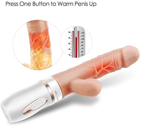 Heating Thrusting Sucking Vibrator G-Spot Dildo With 10 Vibrating Modes 3 Thrusting Speed Imitating Oral Sex Movements Of A Lover, Erocome Clit Nipples Stimulator Massager For Women Or Couple Fun - Image 2