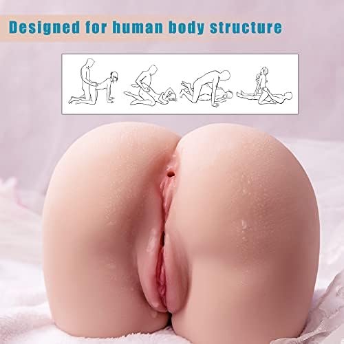 11Lb Automatic Ass Sex Doll Male Masturbator - Jaspik Lifelike Sucking & Vibration Sex Doll With Tight Vagina Anal Canal, Cleaning, Adult Sex Toy For Men Masturbation, 12.6 X 9.84 X 4.72In (Ln001) - Image 3