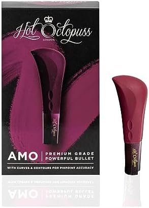 Hot Octopuss | Amo Bullet Finger Vibrator | Usb Rechargeable | Extra Powerful | Clitoral Stimulator | Soft Silicone Tip | Women'S Pleasure | Quiet & Waterproof