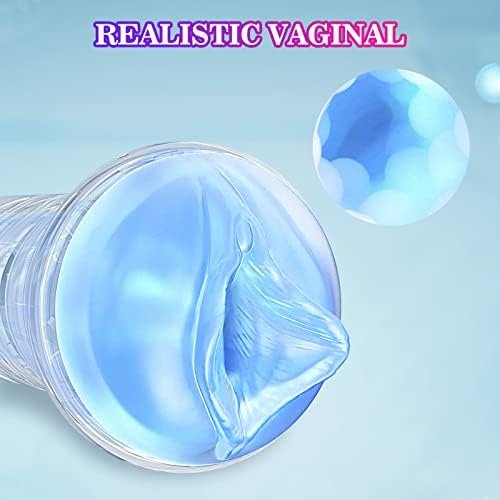 Male Masturbator Cup With 7.5 Inches Intertable Deepth, Adorime Realistic Textured Pocket Vagina Pussy, Ultra-Soft Masturbation Stroker For Men, Sex Toys - Image 2