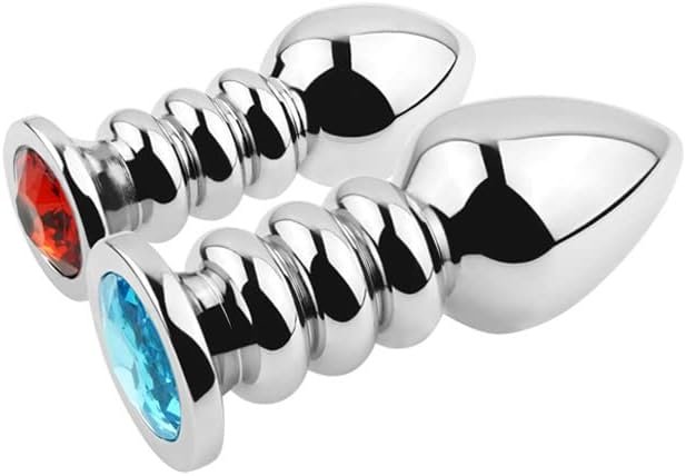 Anal Plug Butt Plug Stainless Steel Adult Toys Butt Plug Anal Bead Trainer Anal Sex Toy Stimulator Couples Prostate Massager Anal Sex Toys L - Image 2