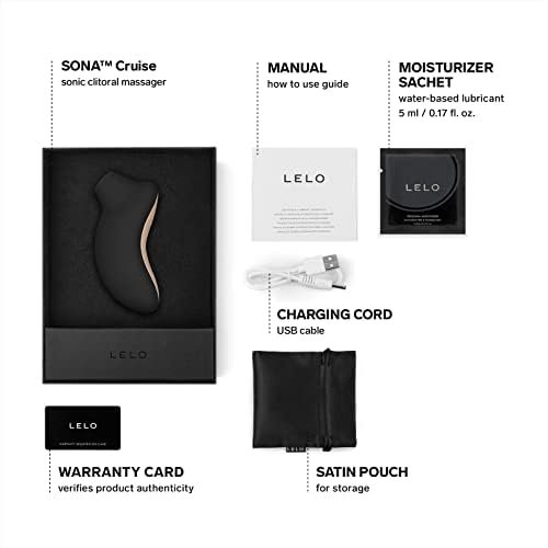 Lelo Sona Cruise Suction Vibrator For Enhanced Pleasure, Waterproof And Rechargeable Clit Sucker Sex Toy For Women, Black - Image 2