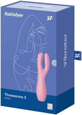 Satisfyer Threesome 3 Lay-On Vibrator - Powerful Vibrating Clitoral And Labia Stimulator, Personal Massager, Sex Toys For Women - Waterproof, Rechargeable(Pink) - Image 3