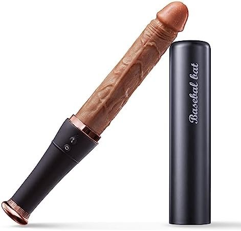 Thrusting Dildo Vibrator Sex Toys - 7.52“ Realistic Baseball Vibrating Dildo Heating Vibrators With 10 Thrusting & 10 Vibrating Modes For G Spot Anal Dildos, Sex Machine Adult Sex Toy For Women Couple