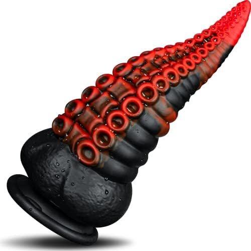 Large Sex Toys Huge Monster Dildo For Women & Men, Dragon Dildo 8.7In Big Thick Silicone Octopus Dildo, Adult Sex Toy Fantasy Dildo Anal Plug With Suction Cup Realistic Tentacle For G Spot & Anal Play