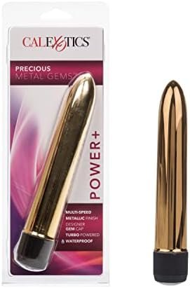 Calexotics Novelties Precious Metal Gems Vibe, Bronze, 6.75"
