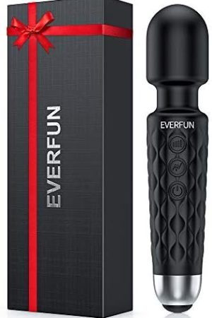 Vibrator Wand Sex Toys [Clit Stimulator Vibrators] Vibrator For Her | Sex Toy | Personal Wand Massager | 20 Patterns & 8 Speeds Of Pleasure | Quiet & Small | Female Adult Toys (Black)