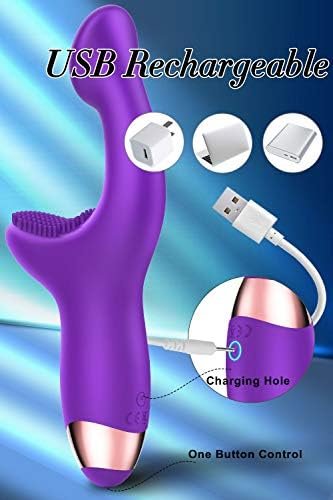 G-Spot Vibrator With Tickler, Dual Motors Rechargeable Silicone Stimulator With 10 Vibration Modes Waterproof Sex Toys For Female, Couples - Image 2